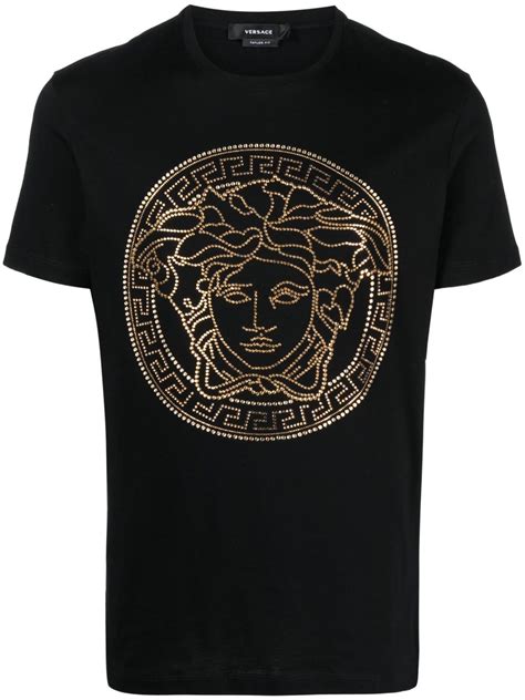 t-shirt versace medusa|versace medusa print t shirt.